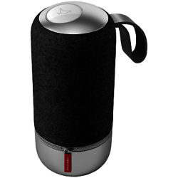 Libratone ZIPP Mini Bluetooth, Wi-Fi Portable Wireless Speaker with Internet Radio, Speakerphone & Italian Wool Cover, Copenhagen Edition Pepper Black